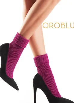 Best Sale Oroblu Hilda Fine Cashmere Rolled Cuff Socks
