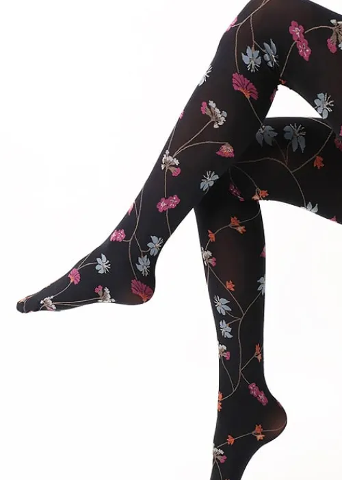Shop Oroblu I Love Italy Firenze Tights Firenze Black