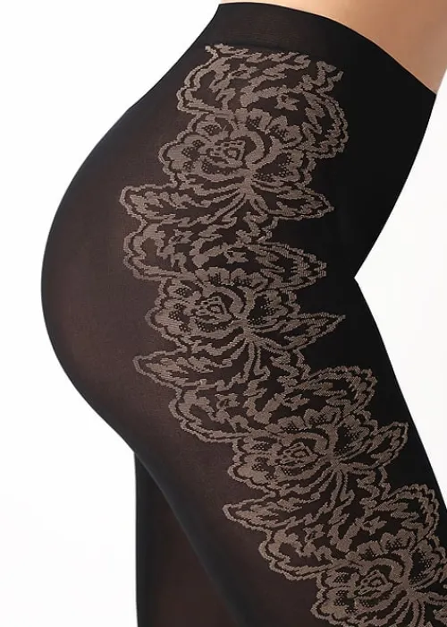 Flash Sale Oroblu I Love Italy Roma Tights Black
