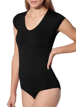 Fashion Oroblu Soft Touch Divine Round Neck Body Black