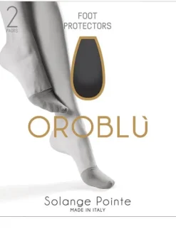 Fashion Oroblu Solange Pointe Toe Covers 2 Pair Pack Nude