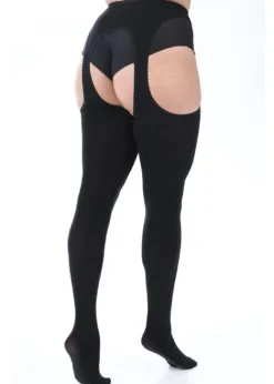 Cheap Pamela Mann Bodyfree Suspender Curvy Tights Black