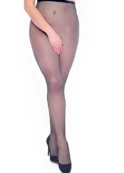Discount Pamela Mann Fishnet Crotchless Tights Black