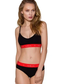 Best Passion Sports Edition Thin Strap Bra And Thong Set