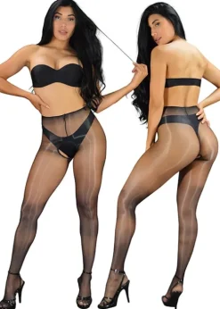 Cheap Pearl and Poseidon Vespa Crotchless Ultra Shine Tights