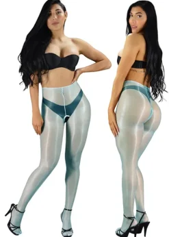 Cheap Pearl and Poseidon Vespa Crotchless Ultra Shine Tights