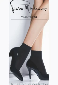 Hot Pierre Mantoux Veloutine 50 Opaque Anklet Nero