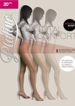 Hot Platino Total Comfort 20 Denier Tights