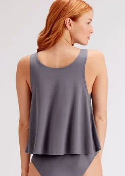 Discount Pretty Polly Botanical Lace Lounge Vest Nightshade
