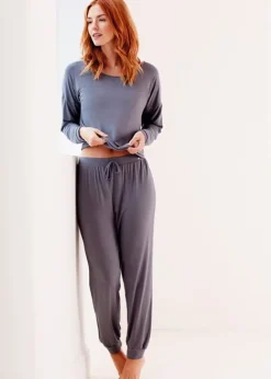 New Pretty Polly Botanical Lace Lounge Pants Nightshade