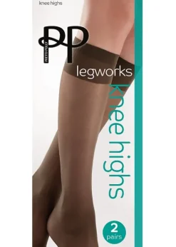 Flash Sale Pretty Polly Legworks Medium Support Knee High (2Pp)