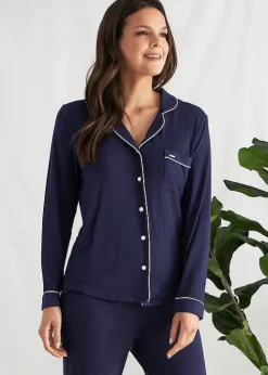 Discount Pretty You London Bamboo Pyjama Set Midnight