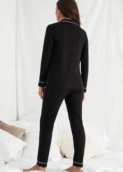 Store Pretty You London Bamboo Pyjama Set Black
