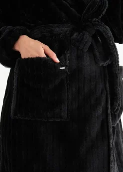 Sale Pretty You London Cloud Robe Black
