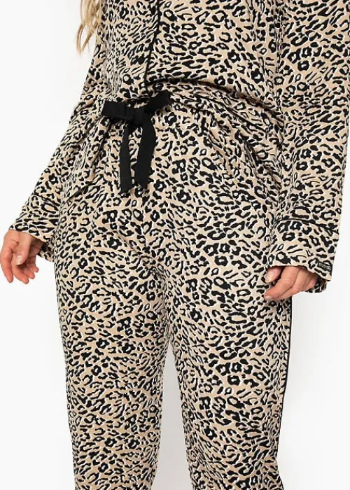Online Pretty You London Pyjama Set Cheetah