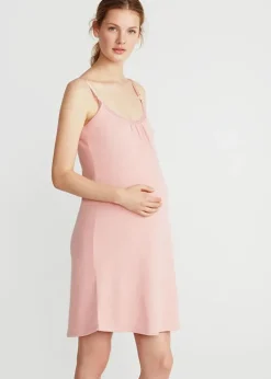 New Promise Fedra Maternity Nightgown With Straps Rosa