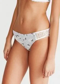 Shop Promise Hebe Floral Moulded Cup Bra With Matching Brief Hebe Print