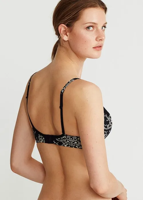 Discount Promise Luxury Nocturno Underwired Bra Black Nocturno Print