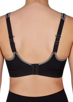 Cheap Pure Lime Padded Athletic Bra Black