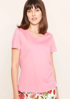 Outlet Rosch Be Happy Pink Short Sleeve Top Romantic Pink