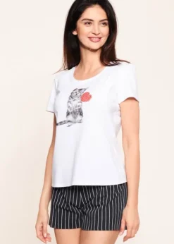 Cheap Rosch Be Happy Stripe Short Black
