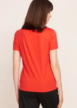 Shop Rosch Be Happy Sweet Kiss Short Sleeve Top Kiss Red