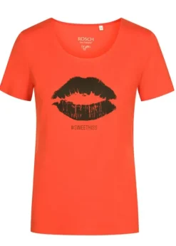 Shop Rosch Be Happy Sweet Kiss Short Sleeve Top Kiss Red