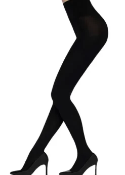 New Sarah Borghi Green 80 Opaque Tights Nero