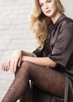 Discount Sarah Borghi Natalia Tights Cioccolato