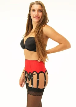 Cheap Sassy 10 Strap Suspender Belt
