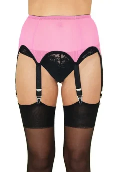 Best Sale Sassy 6 Straps Powernet Suspender Belt