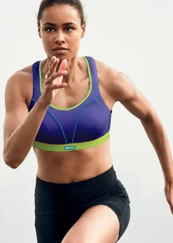Clearance * Shock Absorber Ultimate Run Bra Purple