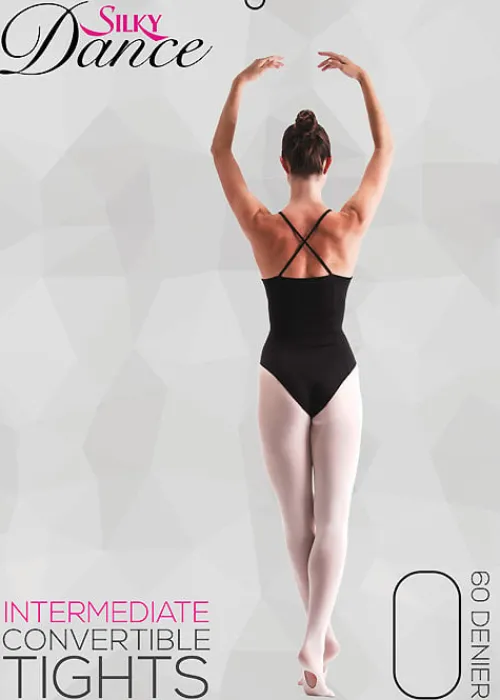 Cheap Silky Ballet Childrens Convertible Ballet Tights