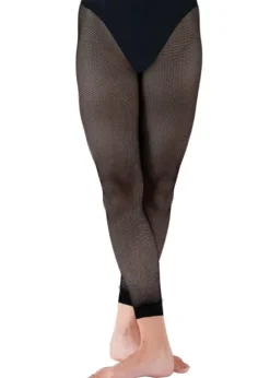 Store Silky Dance Childrens Fishnet Footless Tights Natural