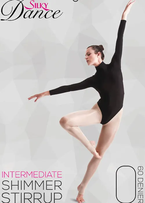 Hot Silky Dance Childrens Stirrup Dance Tights Light Toast