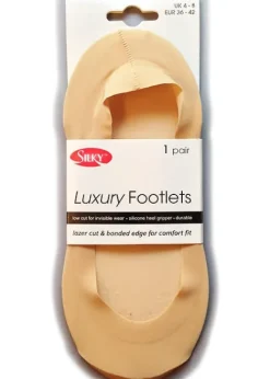 Sale Silky Luxury Footlet Natural