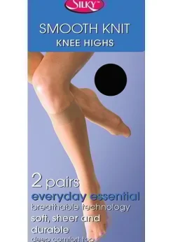 Best Silky Smooth Knit Knee Highs (2Pp)