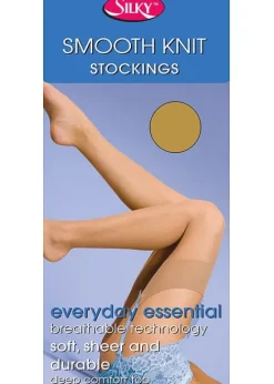 Shop Silky Smooth Knit Stockings