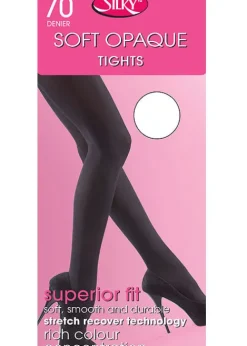 Cheap Silky Soft Opaque 70 Denier Tights Black