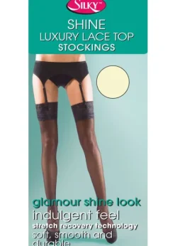 Flash Sale Silky Super Shine Lace Top Stockings