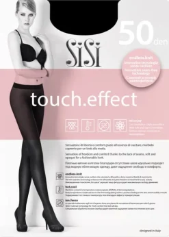 Store Sisi Touch Effect 50 Tights Black