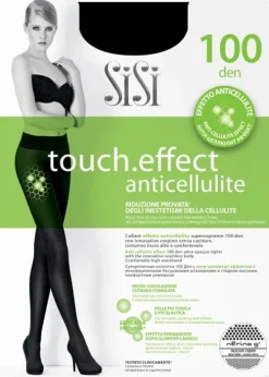 Clearance Sisi Touch Effect Anticellulite 100 Tights Black