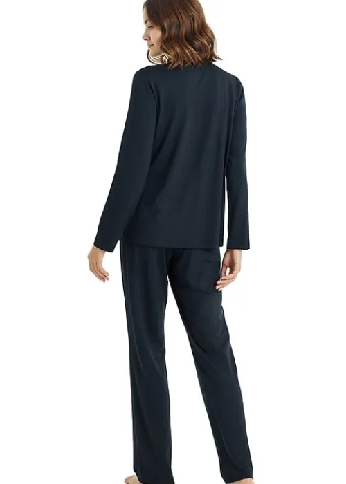 Flash Sale Blackspade Spade Cherry Button Long Pyjama Set Black