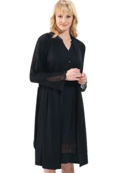 Discount Blackspade Spade Out Robe Black