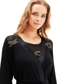 New Blackspade Spade Pearl Robe Black