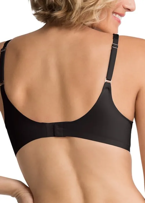 New Spanx Pillow Cup Signature Push Up Plunge Bra Black