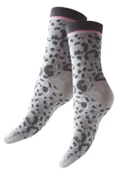 Cheap Tiffany Quinn Platinum Range Animal Print Socks Grey Animal Print