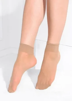 Sale Tiffany Quinn Platinum Range 10 Denier Ankle Highs 3Pp Bronze