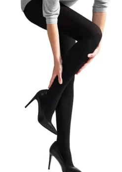 Best Tiffany Quinn Warm Cotton Tights Black