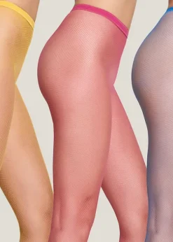 Flash Sale Trasparenze Ambra Coloured Fishnet Tights